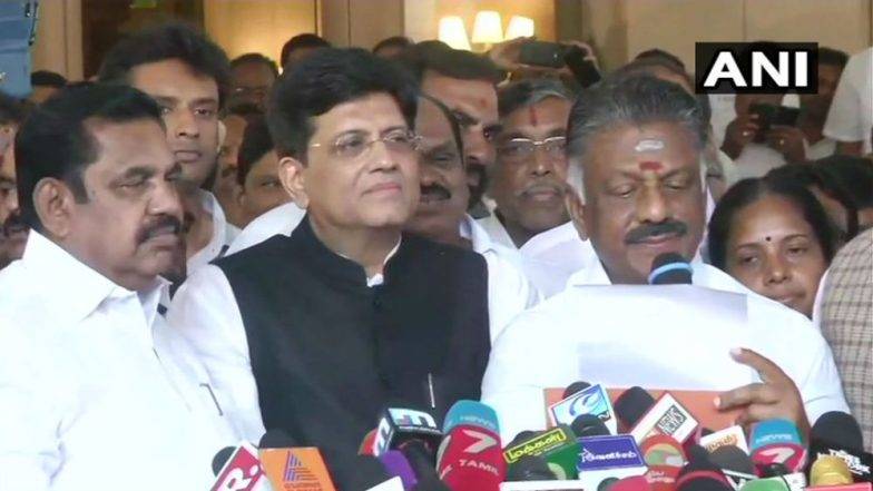मिशन 2019: तमिलनाडु में AIADMK और बीजेपी ने थामा एक दूसरे का दामन, 21-5 का फार्मूला तय
