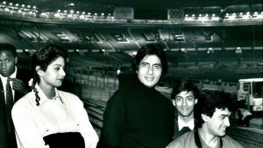 #TBT: जब बिग बी के जूनियर बनकर आमिर खान, सलमान खान और श्रीदेवी ने दिया था अपना पहला कॉन्सर्ट, see pic