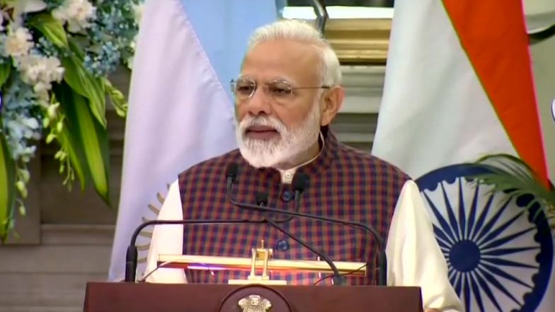 पीएम मोदी ने कसा तंज, कहा- आतंकवादियों, उनके समर्थकों के खिलाफ कार्रवाई से हिचकना आतंकवाद को बढ़ावा देना है
