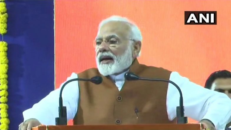 प्रधानमंत्री ने साधा कांग्रेस पर निशाना, बोले- भ्रष्ट लोगों को है मोदी से कष्ट, एक-एक कर आ रही है दलाली खाने वालों की बारी