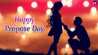 Happy Propose Day 2019 Wishes: वैलेंटाइन वीक के दूसरे दिन प्रपोज डे पर WhatsApp Stickers, SMS, Facebook Greetings के जरिए भेजें ये रोमांटिक मैसेजेस और करें अपने प्यार का इजहार