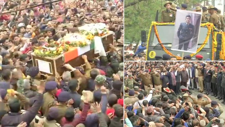 शहीद मेजर चित्रेश सिंह बिष्ट को अंतिम विदाई देनें उमड़ा जनसैलाब, लगे अमर रहें और वंदे मातरम के नारे, देखें वीडियो