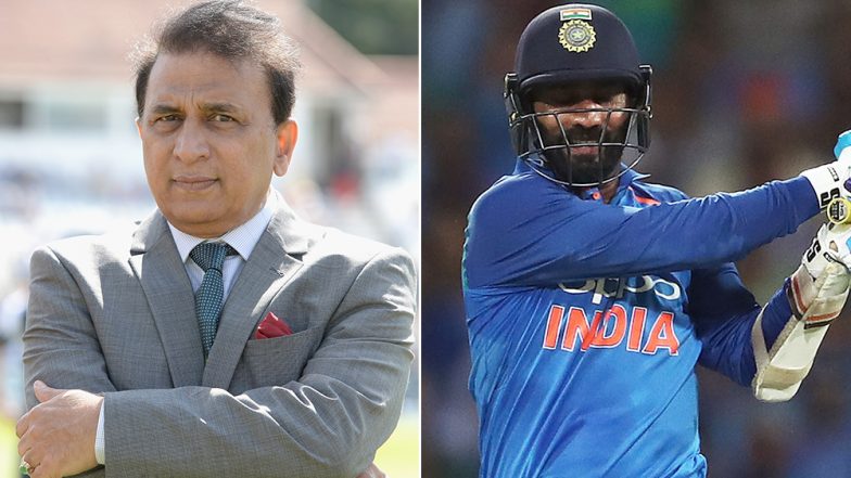 India vs Australia ODI Series 2019: ऑस्ट्रेलिया के खिलाफ वनडे सीरीज से दिनेश कार्तिक को बाहर करने पर भड़कें सुनील गावस्कर, बनाई खुद की टीम
