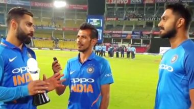 India vs Australia 2nd ODI 2019: 'चहल टीवी' में युजवेंद्र चहल ने विजय शंकर से पूछा ऐसा सवाल की कप्तान विराट कोहली भी शर्मा गए