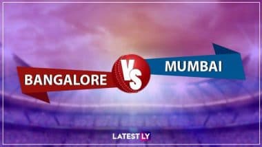 RCB vs MI 10th IPL Match 2020: रॉयल चैलेंजर्स बैंगलौर की तूफानी बल्लेबाजी, मुंबई इंडियंस को जीत के लिए चाहिए 202 रन