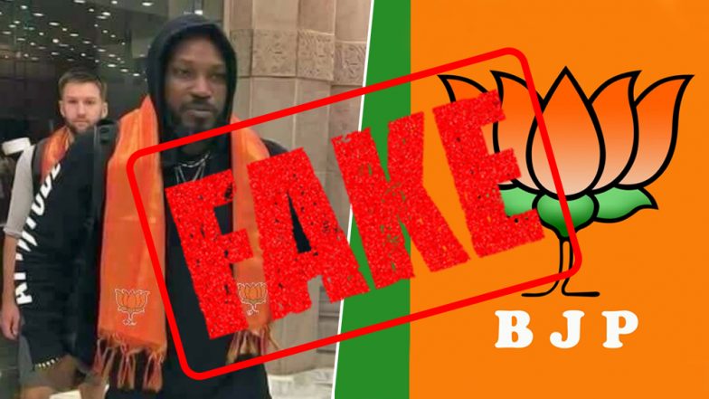 क्या क्रिस गेल बीजेपी के लिए करेंगे प्रचार? पढ़ें भगवा कपड़ो में कैरेबियाई खिलाड़ी की वायरल फोटो की सच्चाई