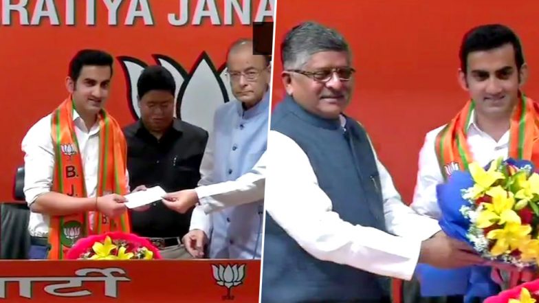 लोकसभा चुनाव 2019: गौतम गंभीर पूर्वी दिल्ली से BJP के उम्मीदवार, मीनाक्षी लेखी को नई दिल्ली से टिकट