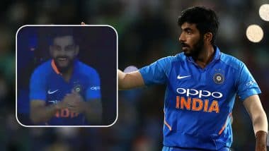 India vs Australia 4th ODI 2019: जसप्रीत बुमराह ने मैदान में किया कुछ ऐसा की हैरान रह गए साथी खिलाड़ी, विराट कोहली ताली बजाने के लिए हुए मजबूर, देखें वीडियो