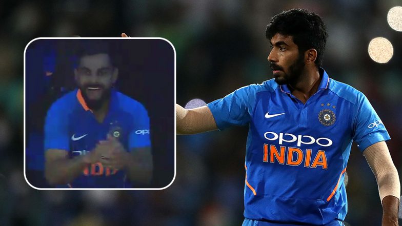 India vs Australia 4th ODI 2019: जसप्रीत बुमराह ने मैदान में किया कुछ ऐसा की हैरान रह गए साथी खिलाड़ी, विराट कोहली ताली बजाने के लिए हुए मजबूर, देखें वीडियो