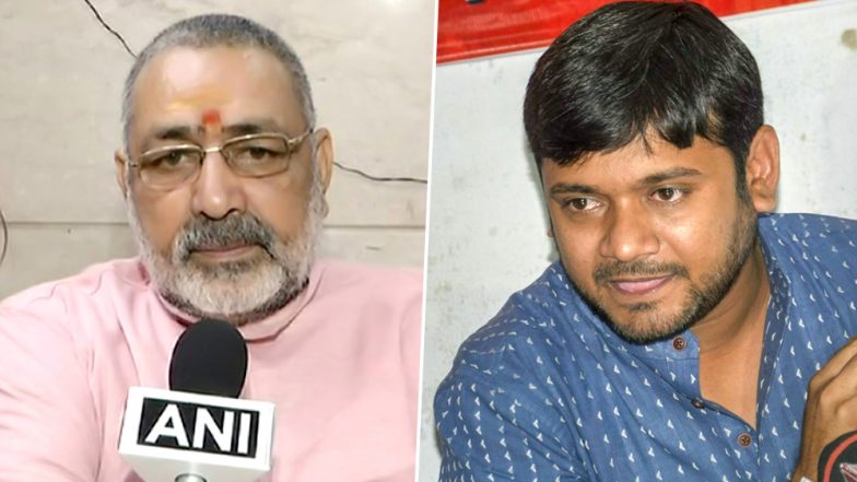बेगूसराय से उम्मीदवार बनाए जाने पर गिरिराज सिंह का छलका दर्द, कन्हैया कुमार ने कसा तंज