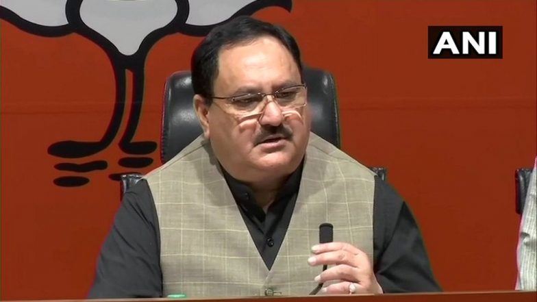 जेपी नड्डा को मिली बीजेपी की कमान, निर्विरोध बने पार्टी के राष्ट्रीय अध्यक्ष