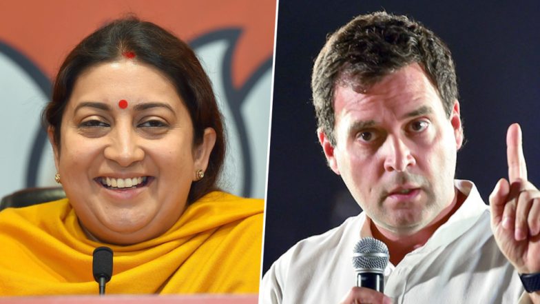 लोकसभा चुनाव 2019: राहुल गांधी के नामांकन पर स्मृति ईरानी का तंज, बोलीं- यह अमेठी का अपमान लोग नहीं करेंगे बर्दाश्त