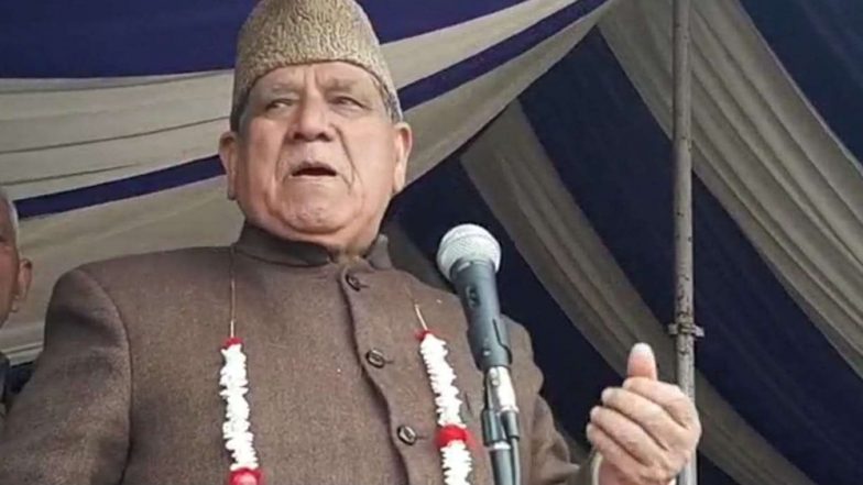 नेशनल कॉन्फ्रेंस नेता अकबर लोन का विवादित बयान, कहा- जो पाकिस्तान को एक गाली देगा मैं उसे 10 गालियां दूंगा