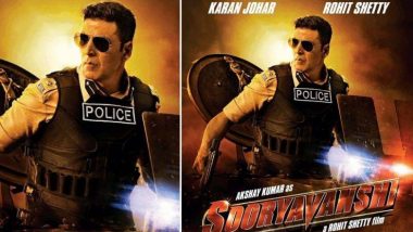 Sooryavanshi First Look: पुलिसिया अंदाज में दिखे अक्षय कुमार, ईद 2020 पर देंगे दस्तक