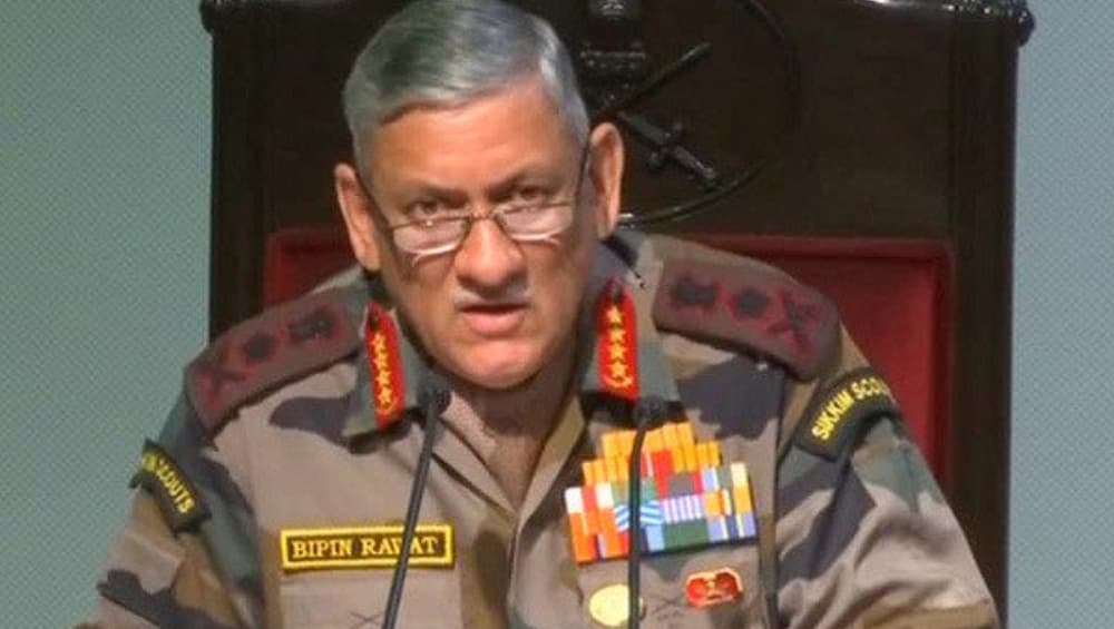 जनरल बिपिन रावत का बड़ा बयान, कहा- LOC पर सेना है मुस्तैद, PAK के हर कार्रवाई का देंगे मुंहतोड़ जवाब जनरल बिपिन रावत का बड़ा बयान, कहा- LOC पर सेना है मुस्तैद, PAK के हर कार्रवाई का देंगे मुंहतोड़ जवाब
