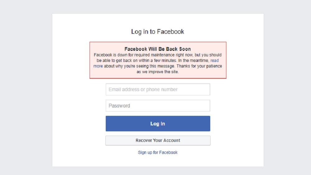 Facebook Down: भारत समेत दुनिया के कई देशों में कल रात से बंद है सोशल साइट नेटवर्किंग, परेशान हो रहे हैं यूजर्स Facebook Down: भारत समेत दुनिया के कई देशों में कल रात से बंद है सोशल साइट नेटवर्किंग, परेशान हो रहे हैं यूजर्स