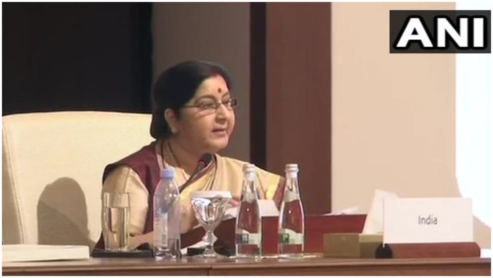सुषमा स्वराज ने संबंध मजबूत करने को लेकर किर्गिस्तान के राष्ट्रपति के साथ की बातचीत सुषमा स्वराज ने संबंध मजबूत करने को लेकर किर्गिस्तान के राष्ट्रपति के साथ की बातचीत