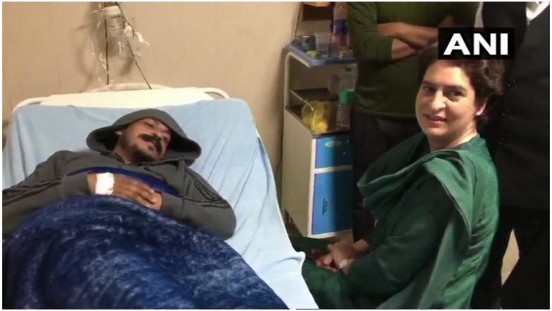 भीम आर्मी चीफ चंद्रशेखर रावण से मिलने मेरठ पहुंचीं प्रियंका गांधी, बोलीं- युवाओं की आवाज दबाने की कोशिश कर रही सरकार