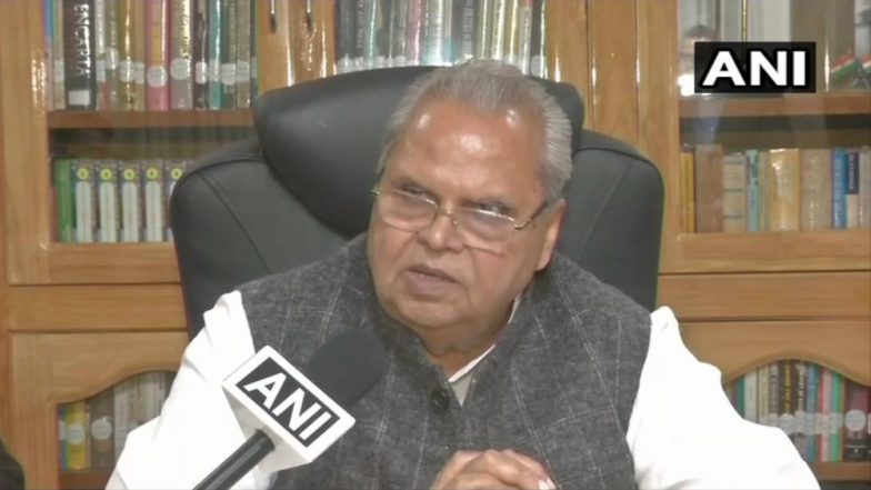 J&K के राज्यपाल सत्यपाल मलिक ने कहा- आतंकी गतिविधियों का समर्थन करने वाले 170 लोग गिरफ्तार, जमात-ए-इस्लामी पर भी लगा प्रतिबंध