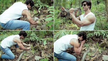 Video: विद्युत जामवाल का हैरतंगेज कारनामा, अजगर को हाथ में उठाकर किया ऐसा काम