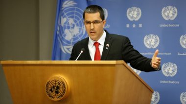 अमेरिका ने वेनेजुएला के विदेश मंत्री जोर्ज एरिएजा और एक जज पर लगाए प्रतिबंध