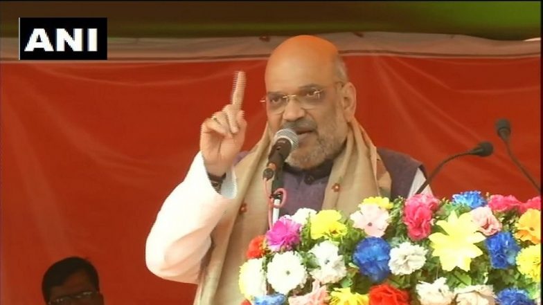 कश्मीर को हिन्दुस्तान से अलग करना चाहते हैं महागठबंधन के नेता: अमित शाह