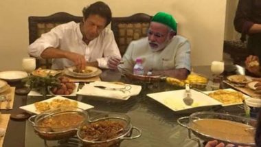 पीएम मोदी ने इमरान खान के साथ खाया खाना ? जानें इस वायरल तस्वीर की पूरी सच्चाई