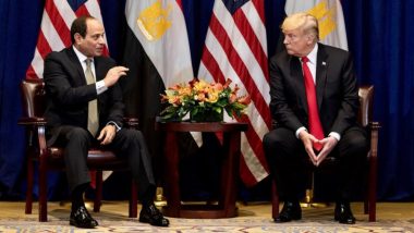 अमेरिकी राष्ट्रपति डोनाल्ड ट्रंप व्हाइट हाउस में दूसरी बार करेंगे मिस्र के राष्ट्रपति अब्देल फतह अल-सीसी का स्वागत