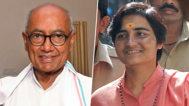 साध्वी प्रज्ञा ठाकुर के चुनाव प्रचार पर रोक का फैसला अभिनंदनीय: दिग्विजय सिंह