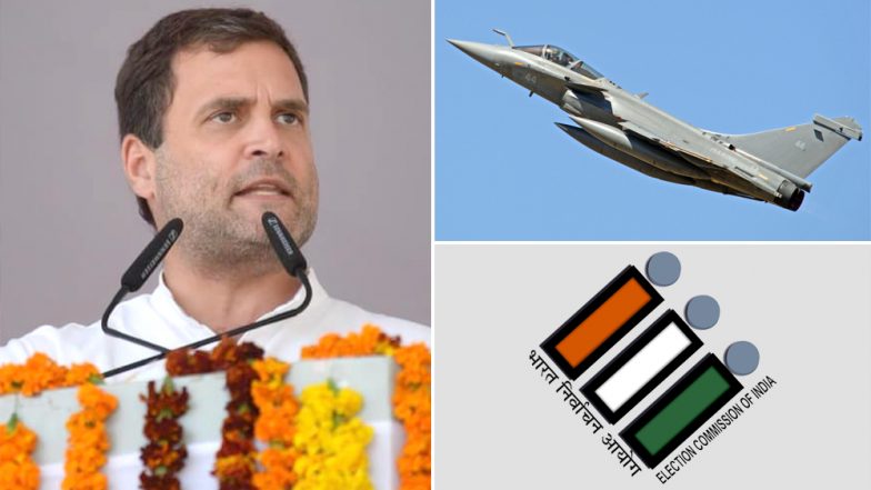 राफेल को लेकर कांग्रेस के विज्ञापन पर चुनाव आयोग को आपत्ति, कहा- SC में है मामला; किताब पर भी लगाई रोक