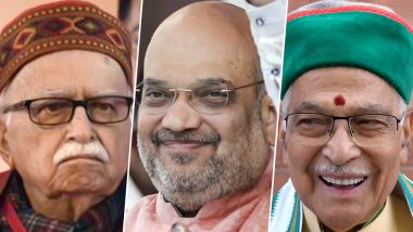 लोकसभा चुनाव 2019: BJP अध्यक्ष अमित शाह ने आडवाणी और मुरली मनोहर जोशी से की मुलाकात