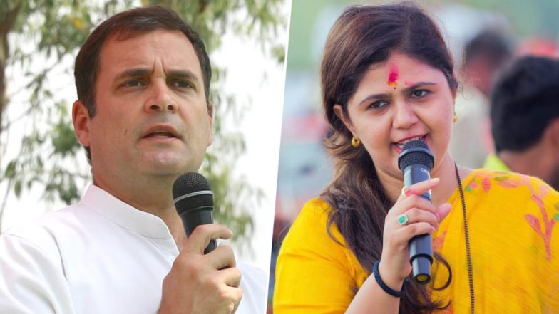 लोकसभा चुनाव 2019: राहुल गांधी को लेकर पंकजा मुंडे का विवादित बयान, कहा-सबूत मांगते हैं राहुल, इनके गले में बम बांधकर पाक भेज दो