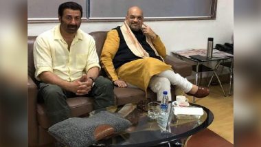 लोकसभा चुनाव 2019: हेमा मालिनी- धर्मेंद्र के बाद सनी देओल भी जॉइन करेंगे BJP? अमित शाह के साथ ये फोटो हुई Viral