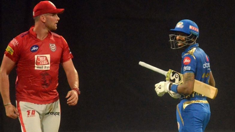 IPL 2019: टशन भरे मैच में हार्दिक पंड्या और हार्डस विल्जोएन के बीच आखें हुई चार, देखें वीडियो