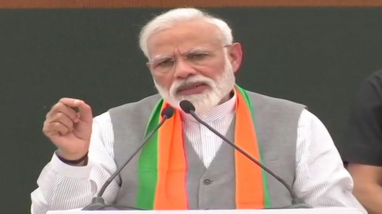 लोकसभा चुनाव 2019: प्रधानमंत्री नरेंद्र मोदी ने कहा- देश में लोगों ने एक बुलंद सरकार का मन बनाया