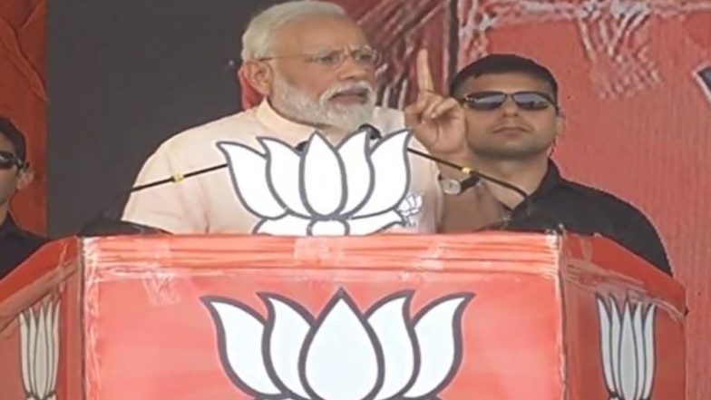 घोषणापत्र को लेकर पीएम मोदी ने कांग्रेस को घेरा, कहा- ये पाकिस्तानी साजिशों का एक दस्तावेज है