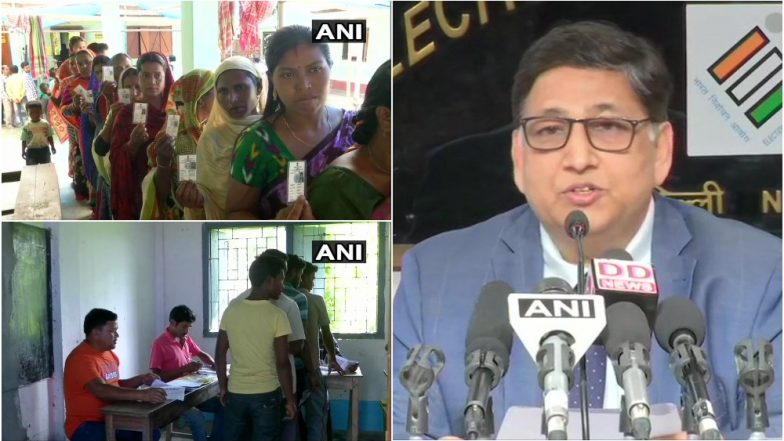लोकसभा चुनाव 2019: पहले चरण के 1239 उम्मीदवारों की किस्मत EVM में कैद, पश्चिम बंगाल और त्रिपुरा में हुई बंपर वोटिंग