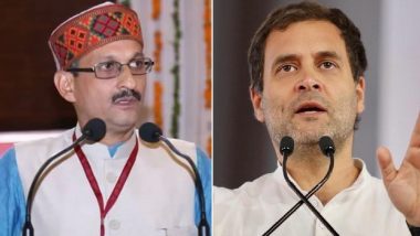 लोकसभा चुनाव 2019: कांग्रेस अध्यक्ष राहुल गांधी पर बीजेपी नेता सतपाल सिंह सत्ती ने की आपत्तिजनक टिप्पणी, मामला दर्ज