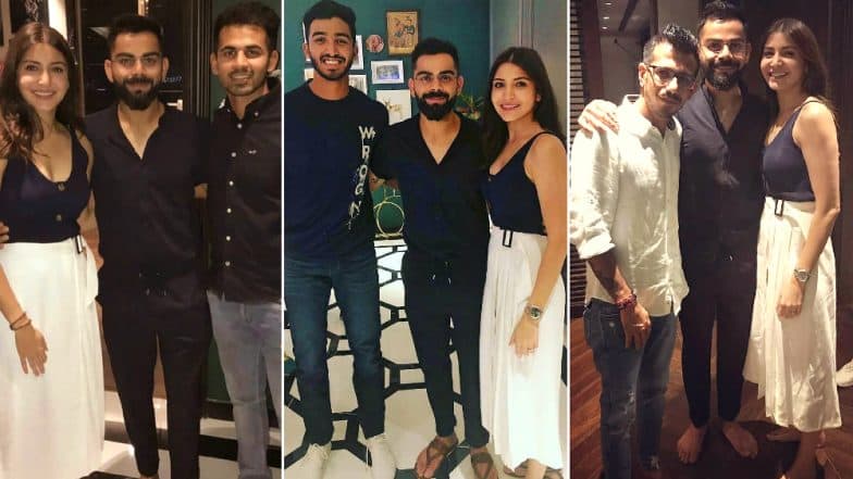 IPL 2019: विराट कोहली और अनुष्का शर्मा ने RCB के लिए होस्ट की स्पेशल डिनर पार्टी, MS धोनी ने भी की शिरकत IPL 2019: विराट कोहली और अनुष्का शर्मा ने RCB के लिए होस्ट की स्पेशल डिनर पार्टी, MS धोनी ने भी की शिरकत