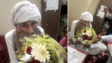 दिल्ली: बुजुर्ग बच्चन सिंह के जज्बे को सलाम, 111 साल की उम्र में डाला वोट