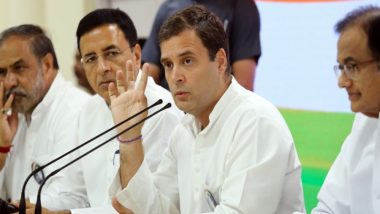 लोकसभा चुनाव 2019: कांग्रेस अध्यक्ष राहुल गांधी का बयान, कहा- प्रधानमंत्री नरेंद्र मोदी अपनी हार से डरे हुए हैं