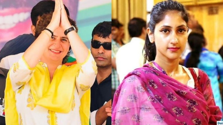 लोकसभा चुनाव 2019: कांग्रेस महासचिव प्रियंका गांधी ने कांग्रेस विधायक अदिति सिंह से की मुलाकात