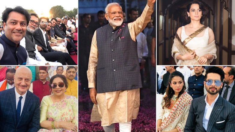बॉलीवुड भी हुआ पीएम मोदी का फैन, शपथ ग्रहण समरोह में दिखे रजनीकांत, शाहिद कपूर समेत ये बड़े सितारे