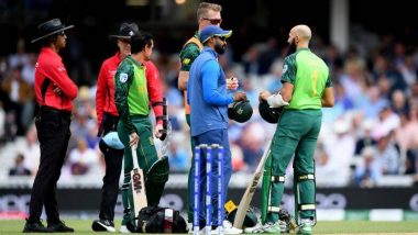 Eng vs SA, ICC Cricket World Cup 2019: जोफ्रा आर्चर की खतरनाक बाउंसर पर घायल होकर रिटायरहर्ट हुए हाशिम अमला, देखें वीडियो