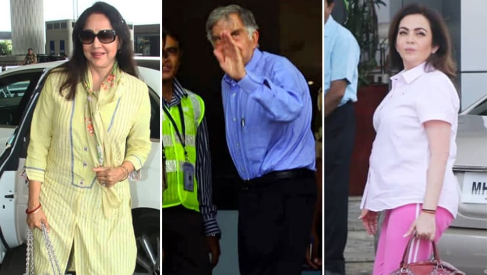 नरेंद्र मोदी शपथ ग्रहण: हेमा मालिनी-नीता अंबानी, रतन टाटा सहित कंगना दिल्ली पहुंचे नरेंद्र मोदी शपथ ग्रहण: हेमा मालिनी-नीता अंबानी, रतन टाटा सहित कंगना दिल्ली पहुंचे
