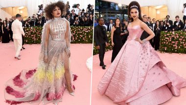 Met Gala 2019: रेड कारपेट पर दिखा प्रियंका चोपड़ा और दीपिका पादुकोण का अनोखा अवतार, पहचान पाना भी है मुश्किल