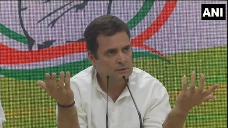 राहुल गांधी ने कसा प्रधानमंत्री पर तंज, चुनाव रिजल्‍ट के चार-पांच दिन पहले मोदी कर रहे प्रेस कॉन्फ्रेंस