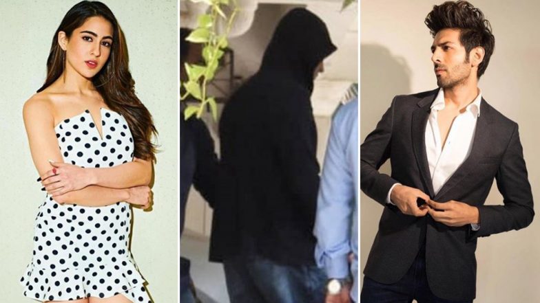 सारा अली खान के घर के बाहर दिखें कार्तिक आर्यन, मीडिया को देखकर छुपा लिया चेहरा, देखें तस्वीरें