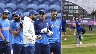 Ind vs SA, ICC Cricket World Cup 2019: टीम इंडिया पहले मैच के लिए पहुंची साउथेम्प्टन, विराट ने गेंदबाजी करके बहाया पसीना, देखें वीडियो