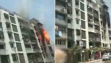 मुंबई: सिलेंडर ब्लास्ट के बाद अंधेरी की एक बिल्डिंग में लगी भीषण आग, फायर बिग्रेड की 5 गांड़ियां मौके पर, 1 घायल
